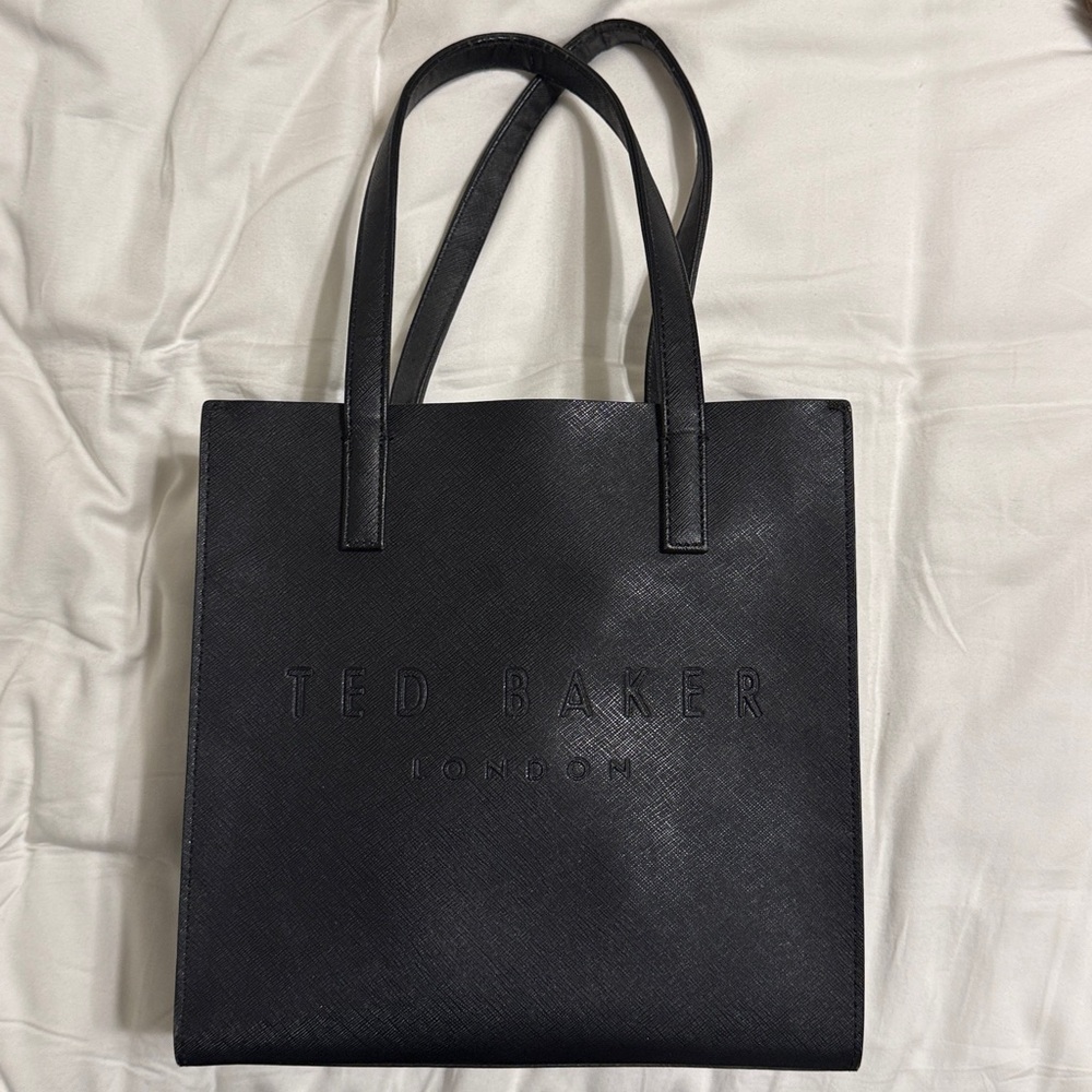 Women's Ted Baker Icon Black Tote Bag Small